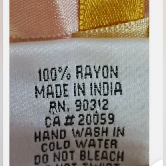 Parsley And Sage Women's Sweater Crochet Ribbon Open Front pink yellow green - Picture 9 of 9